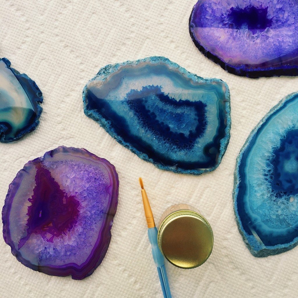 DIY Geode Coasters | Mamma Chia Blog