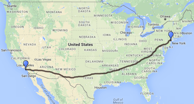 Adam Kimble Route Across America