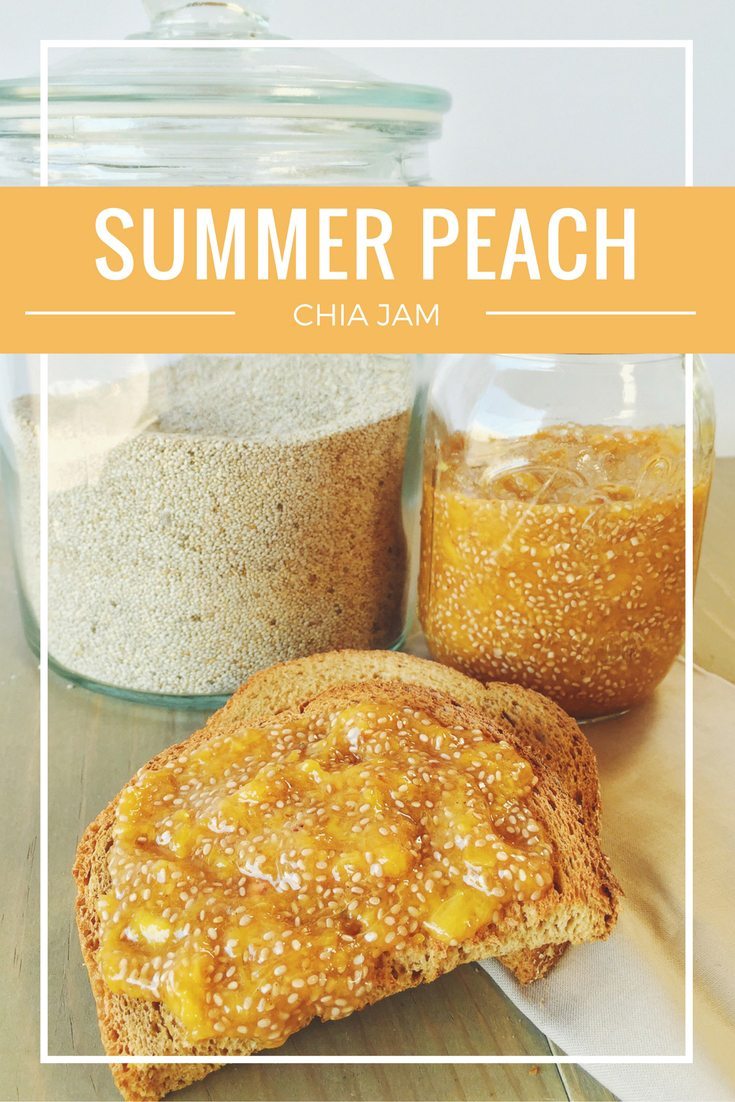 Summer Peach Chia Jam