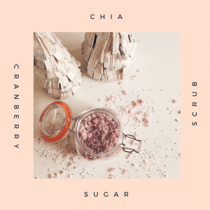 Cranberry Chia Sugar Scrub